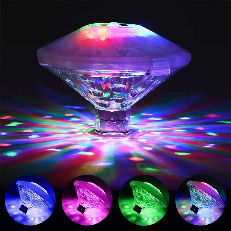Floating RGB Submersible LED Pool Light