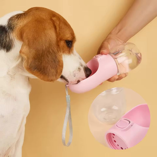 Portable Dog Water Bottle | Leakproof Travel Pet Drinking Bottle