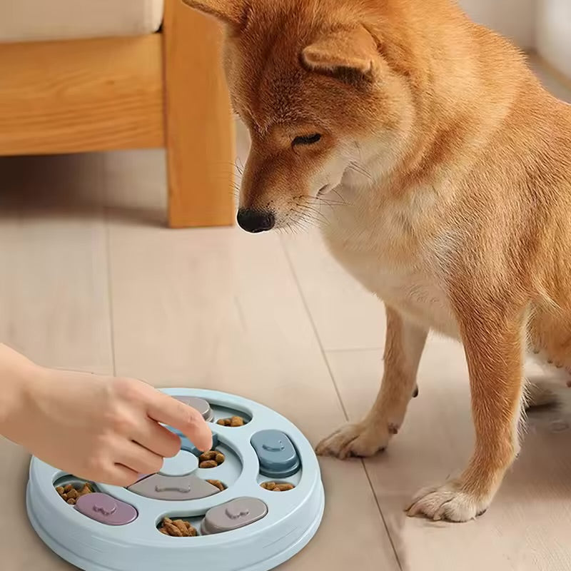 Interactive Dog Puzzle Feeder — Slow Feed & Brain Training Toy