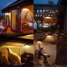 Solar Pendant Chandelier Light — Outdoor & Indoor LED Lamp with Remote Control